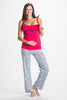 Rosette Super Mom Super Tired Maternity & Nursing Pajama Set